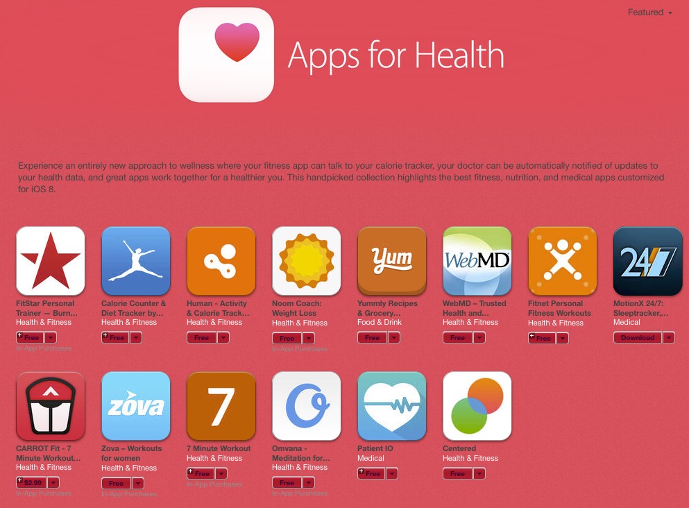 Medical apps for communication with patients